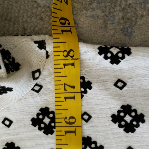 J. Crew Collector Tees Diamond SS T-shirt L Black White - Picture 12 of 13